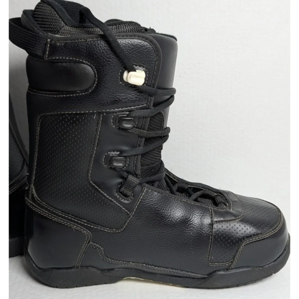 Morrow Snowboard Boots Men's‎ US 8 Black Lace-Up Winter Snow Gear All Mountain